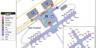 Kuala lumpur nemzetközi repülőtér, terminál térkép