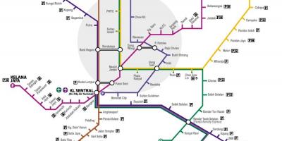 Putra lrt állomás térkép
