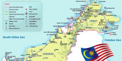 Repülőterek malajziában térkép