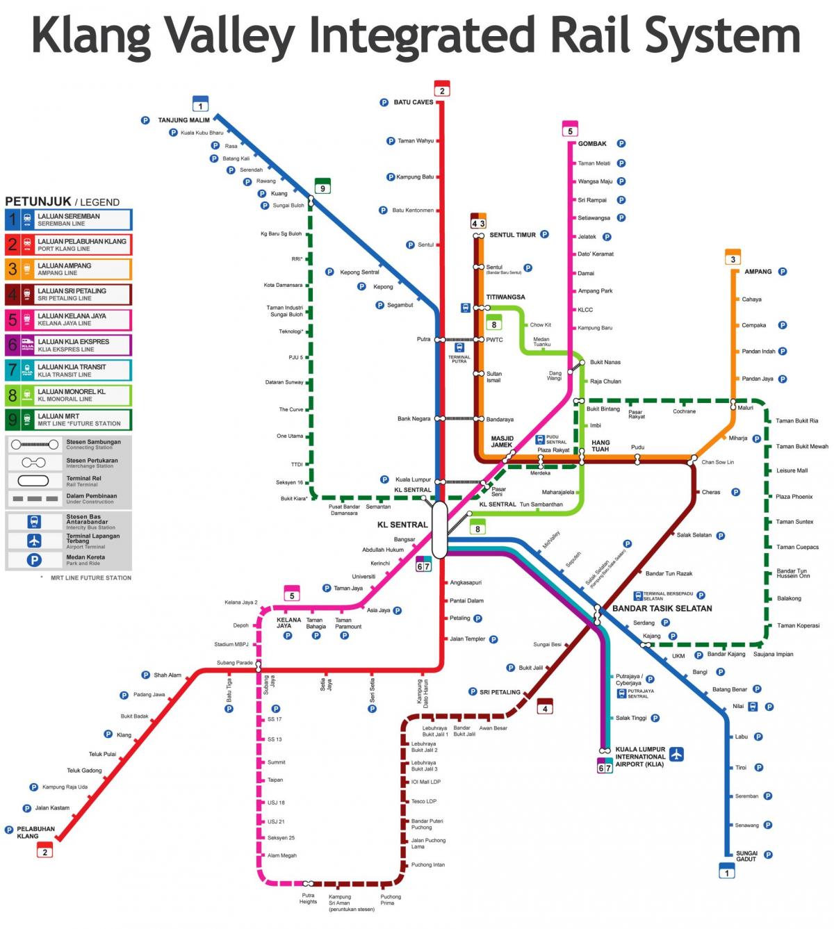 malajzia vonat térkép 2016