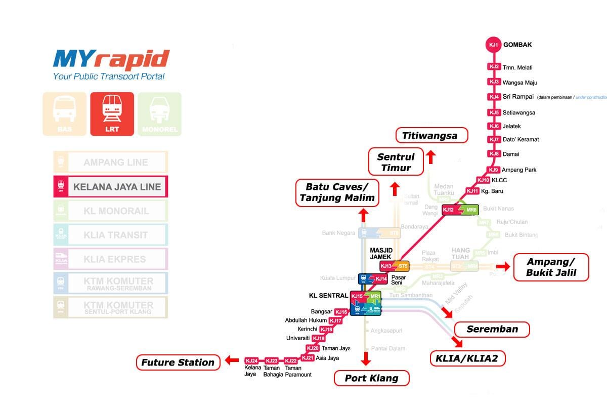putra lrt térkép