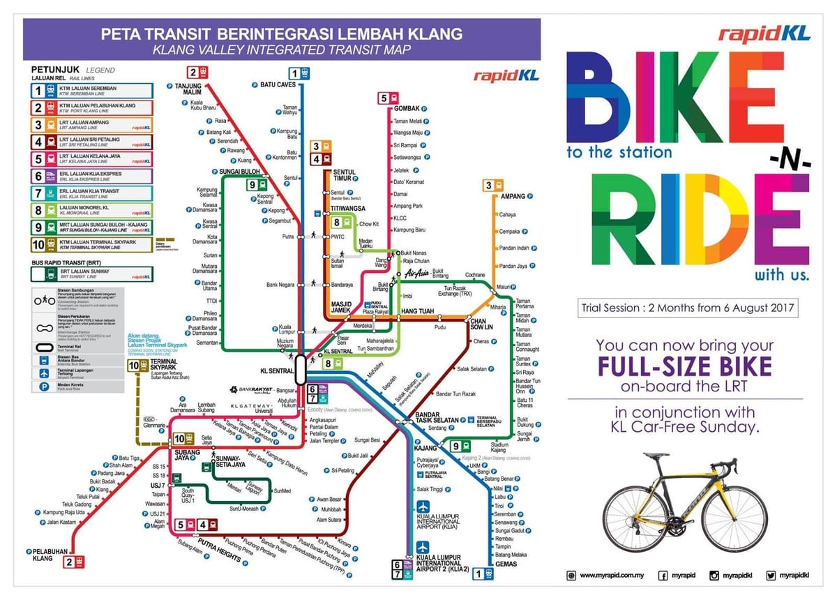 kuala lumpur rapid transit térkép
