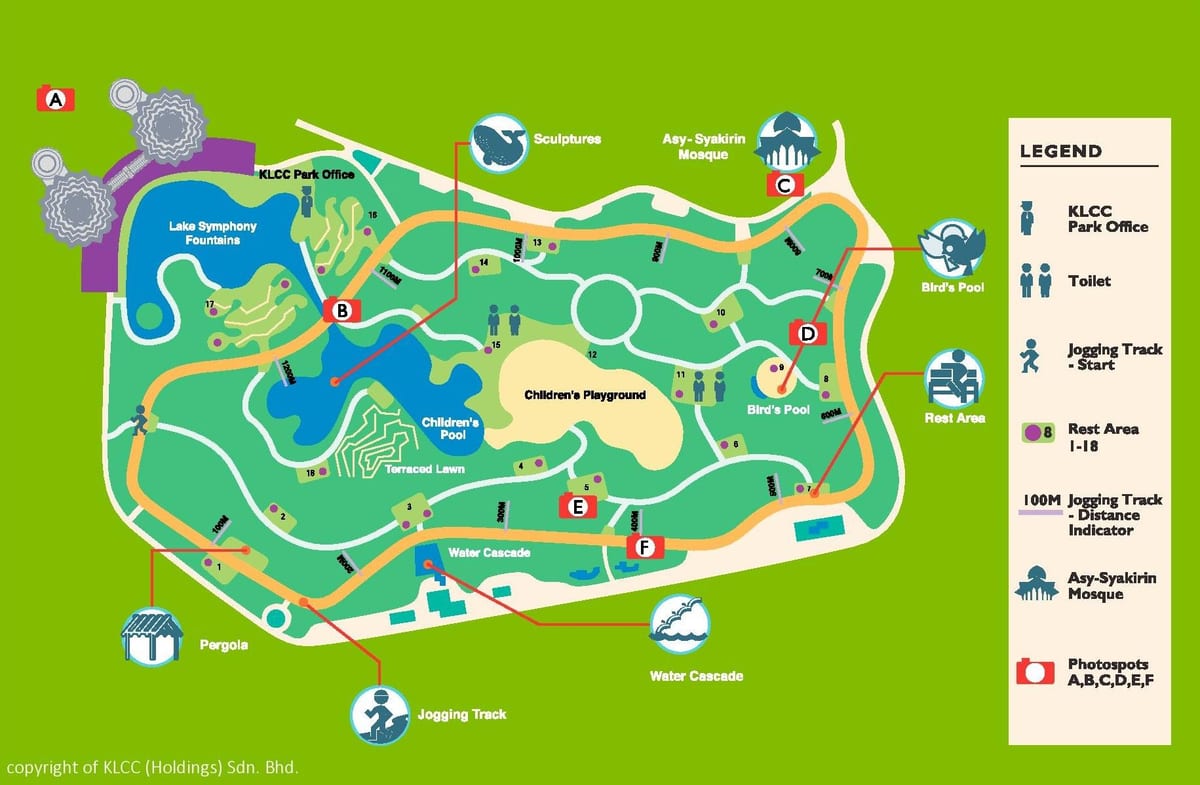 Térkép klcc park