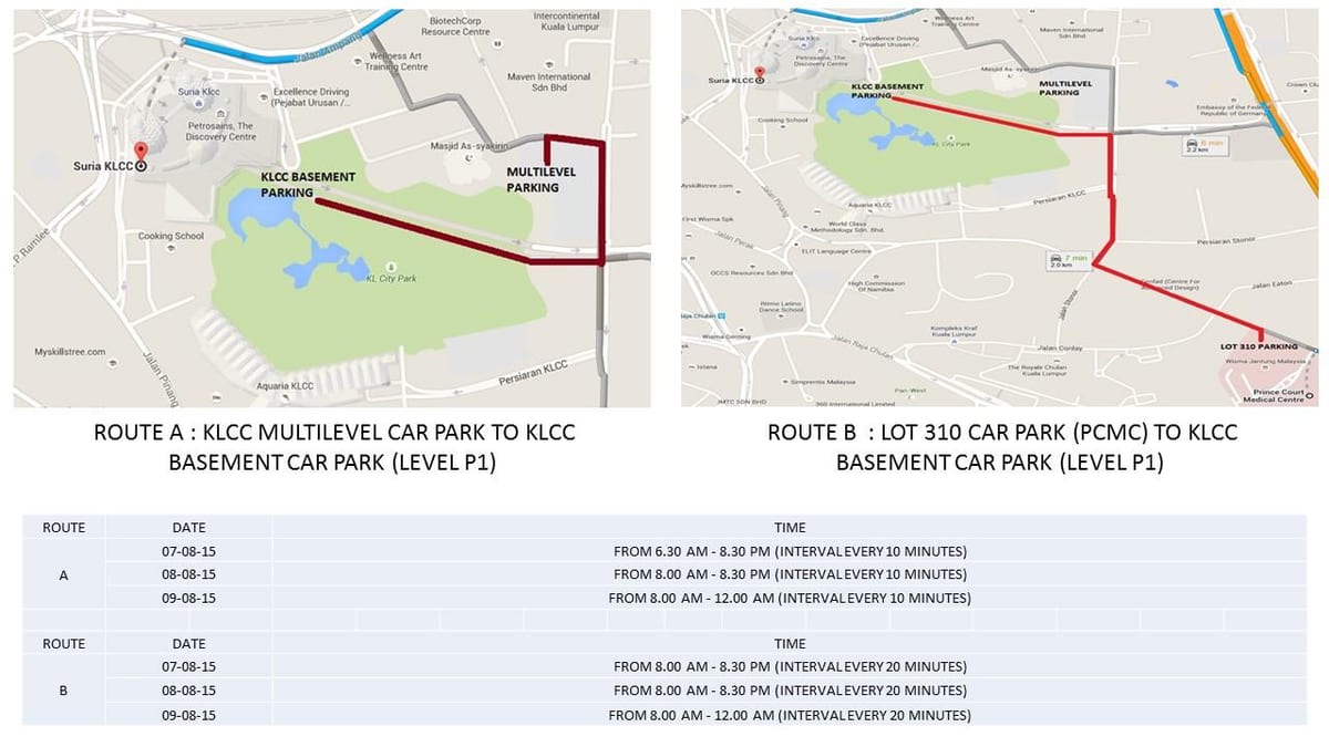 Térkép klcc parkoló
