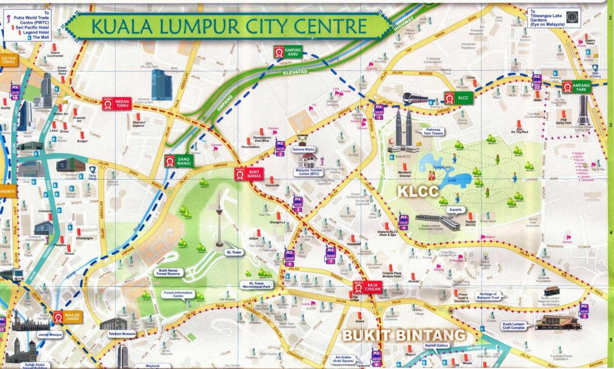 kl city walk térkép