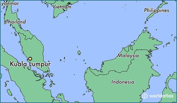 Térkép kuala lumpur helye
