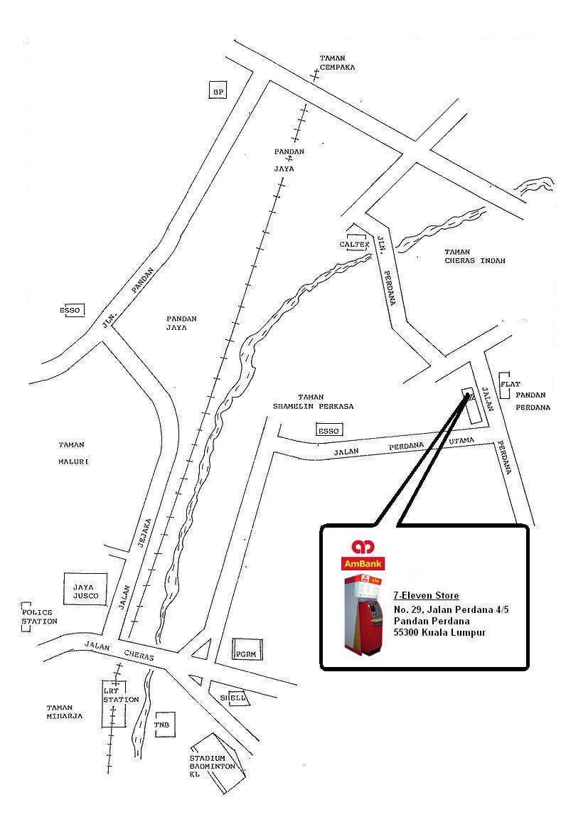 Térkép pandan jaya
