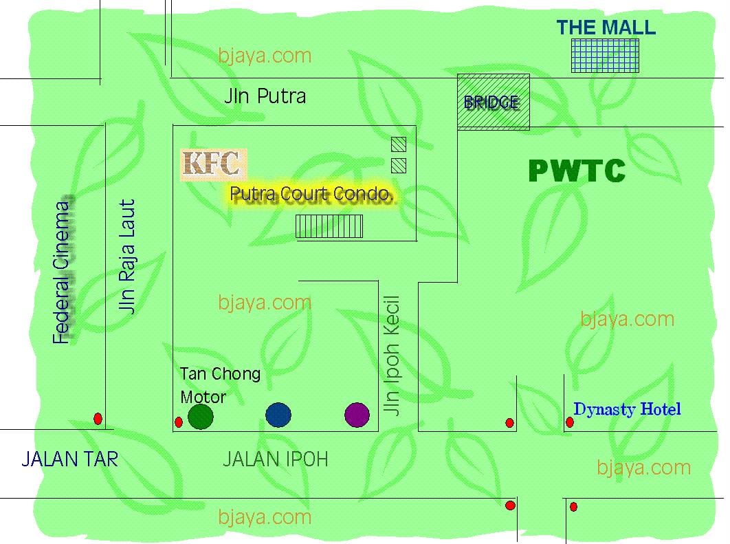 pwtc kuala lumpur térkép