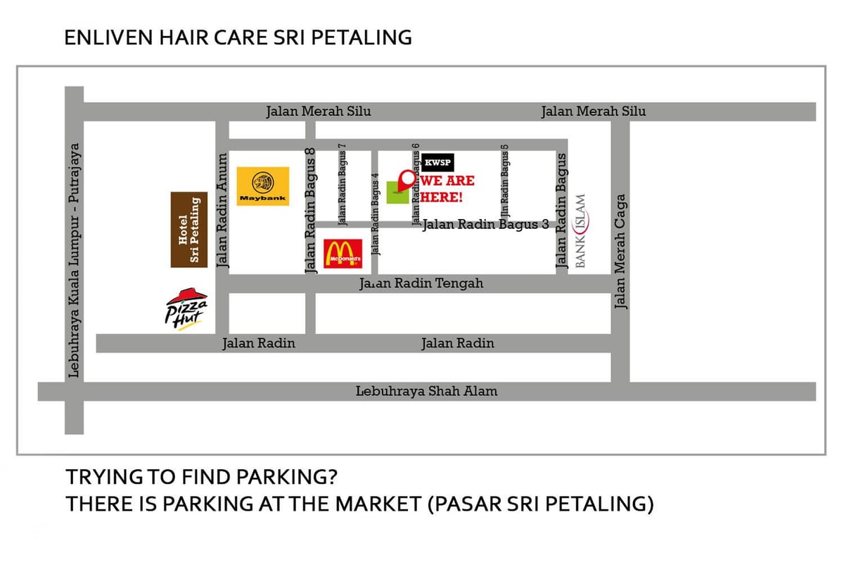 Térkép srí petaling