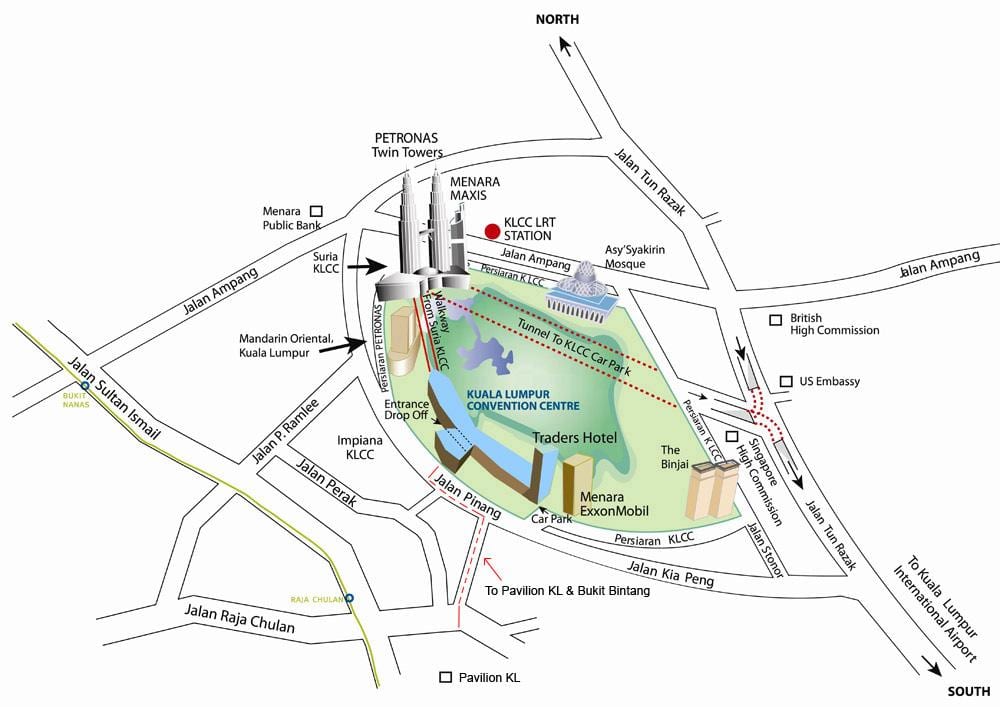 klcc terület térkép