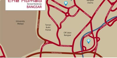 Bangsar kuala lumpur térkép