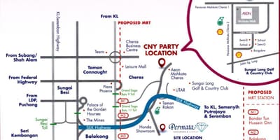 Cheras kuala lumpur térkép