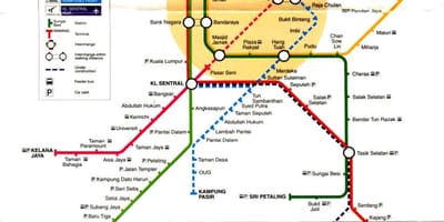 Star line lrt térkép