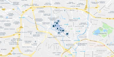 Térkép jalan ipoh kuala lumpur