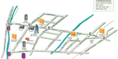 Jalan szultán kuala lumpur térkép
