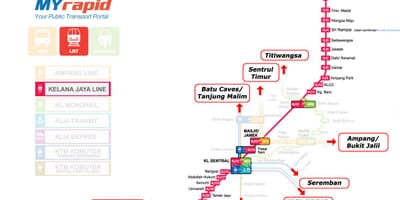 Putra lrt térkép