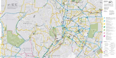 Térkép kerékpározás kuala lumpur kerékpár