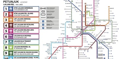Közlekedési térkép kuala lumpur