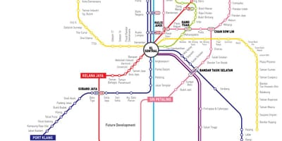 Kl sentral épület térkép