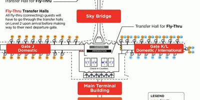 Klia repülőtéri terminál térkép