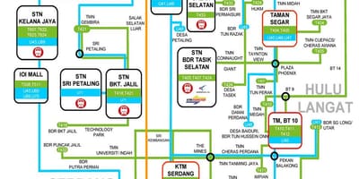 Kl busz térkép