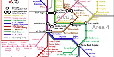 Tömegközlekedés kuala lumpur térkép