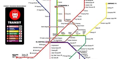 Metró térkép kuala lumpur