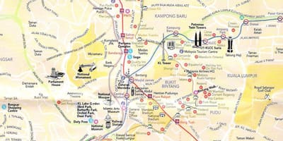 Malajzia kuala lumpur térkép