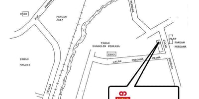 Térkép pandan jaya