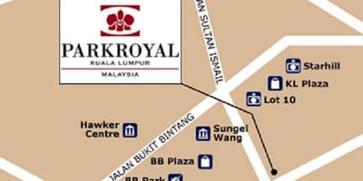 Térkép parkroyal kuala lumpur