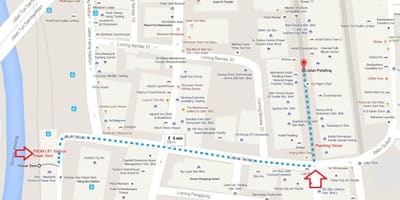 Lrt pasar seni térkép