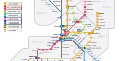 Kl sentral lrt térkép
