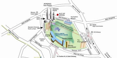 Klcc terület térkép