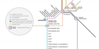 Ampang park lrt állomás térkép